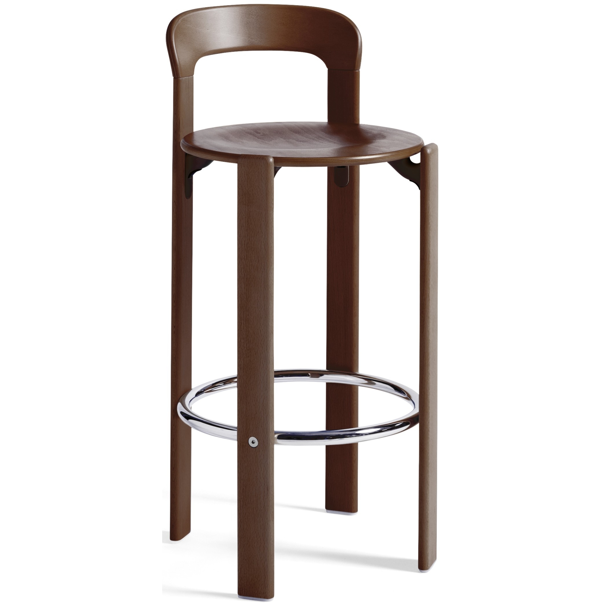 REY bar stool – Umber brown - HAY