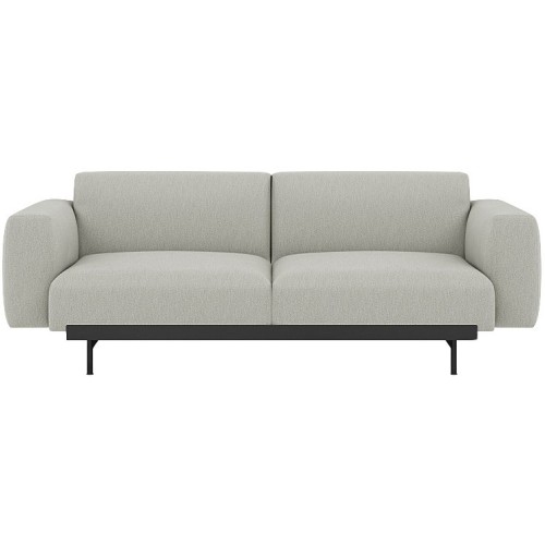 Clay 12 / black – In Situ 2-seater sofa / configuration 1 – 198 x 107 cm - Muuto