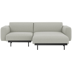 Clay 12 / black – In Situ 2-seater sofa / configuration 4 – 216 x 169 cm - Muuto