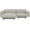 Clay 12 / black – In Situ 2-seater sofa / configuration 5 – 216 x 169 cm - Muuto