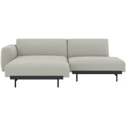 Clay 12 / black – In Situ 2-seater sofa / configuration 6 – 216 x 169 cm - Muuto