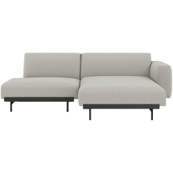 Clay 12 / black – In Situ 2-seater sofa / configuration 7 – 216 x 169 cm - Muuto