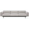 Clay 12 / black – In Situ 3-seater sofa / configuration 1 – 279 x 107 cm - Muuto