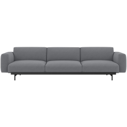 Ocean 80 / black – In Situ 3-seater sofa / configuration 1 – 279 x 107 cm - Muuto