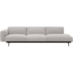 Clay 12 / black – In Situ 3-seater sofa / configuration 3 – 279 x 107 cm - Muuto