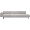 Clay 12 / black – In Situ 3-seater sofa / configuration 3 – 279 x 107 cm - Muuto