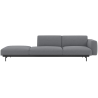 Ocean 80 / black – In Situ 3-seater sofa / configuration 4 – 279 x 107 cm - Muuto