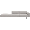 Clay 12 / black – In Situ 3-seater sofa / configuration 4 – 279 x 107 cm - Muuto