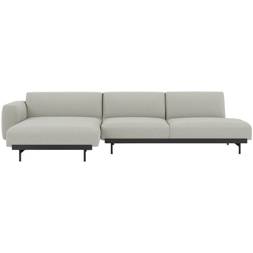 Clay 12 / black – In Situ 3-seater sofa / configuration 9 – 297 x 169 cm - Muuto