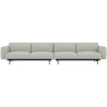 Clay 12 / black – In Situ 4-seater sofa / configuration 1 – 360 x 107 cm - Muuto