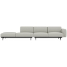 Clay 12 / black – In Situ 4-seater sofa / configuration 2 – 360 x 107 cm - Muuto