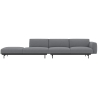 Ocean 80 / black – In Situ 4-seater sofa / configuration 2 – 360 x 107 cm - Muuto