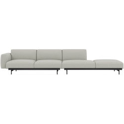 Clay 12 / black – In Situ 4-seater sofa / configuration 3 – 360 x 107 cm - Muuto