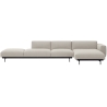 Clay 12 / black – In Situ 4-seater sofa / configuration 4 – 378 x 169 cm - Muuto