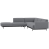 Ocean 80 / black – In Situ corner sofa / configuration 2 – 287 x 287 cm - Muuto