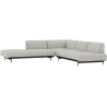 Clay 12 / black – In Situ corner sofa / configuration 5 – 287 x 287 cm - Muuto