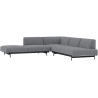 Ocean 80 / black – In Situ corner sofa / configuration 5 – 287 x 287 cm - Muuto