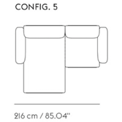 config 5 – In Situ 2-seater - Muuto