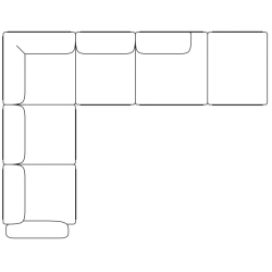 config 7 – In Situ canapé d'angle - Muuto