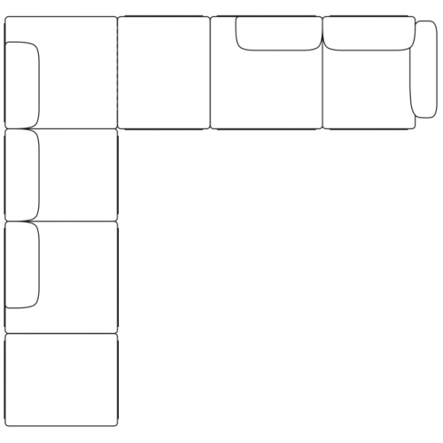 config 9 – In Situ canapé d'angle - Muuto