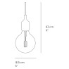 Muuto – E27 pendant, white