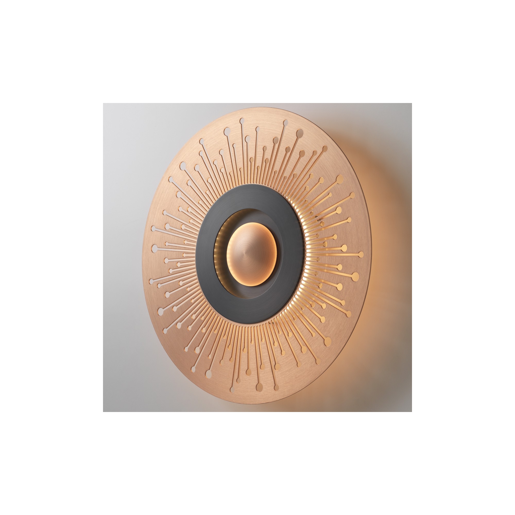 Ø44cm - copper - Earth Sun - wall / ceiling lamp - CVL Luminaires