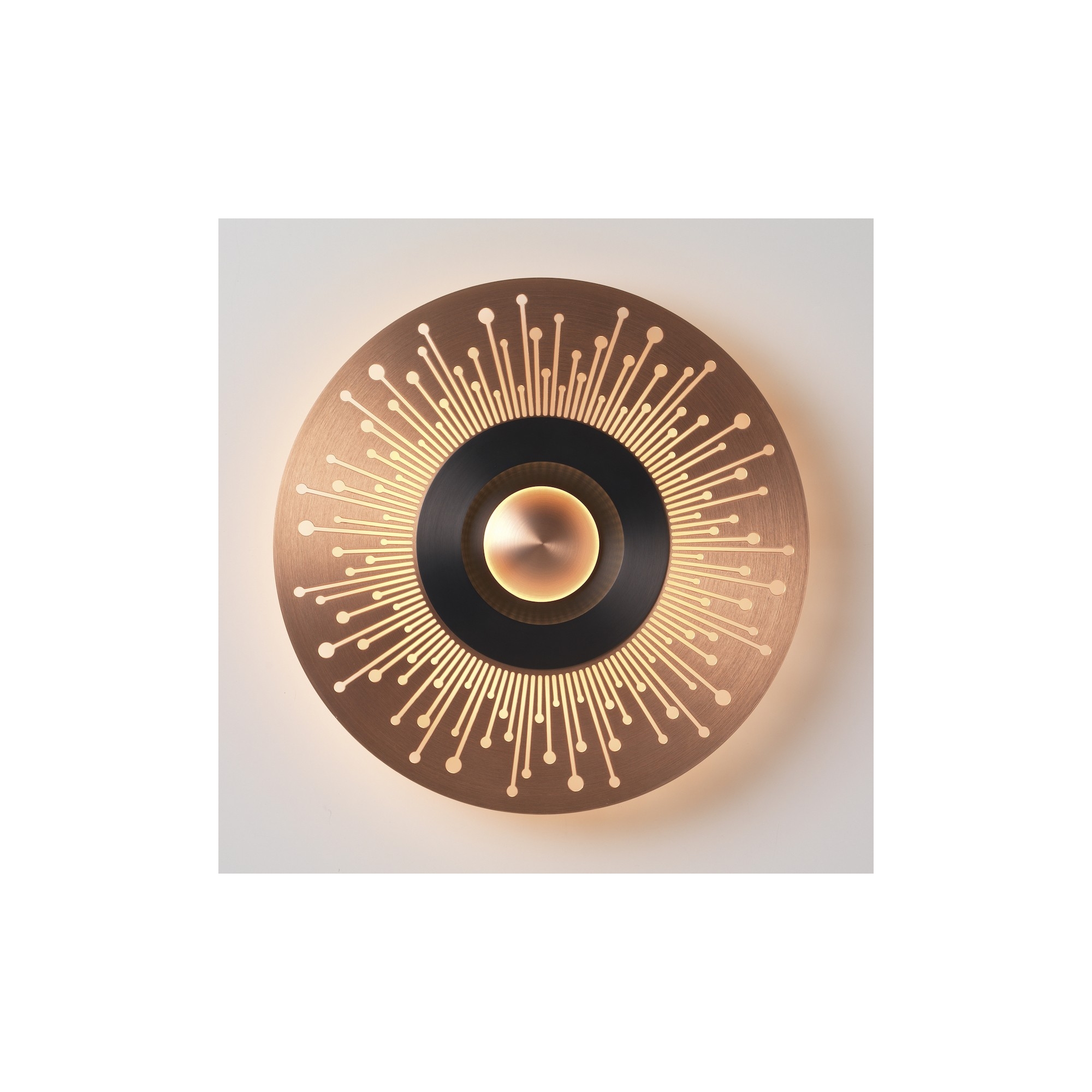 Ø33cm - copper - Earth Sun - wall / ceiling lamp - CVL Luminaires