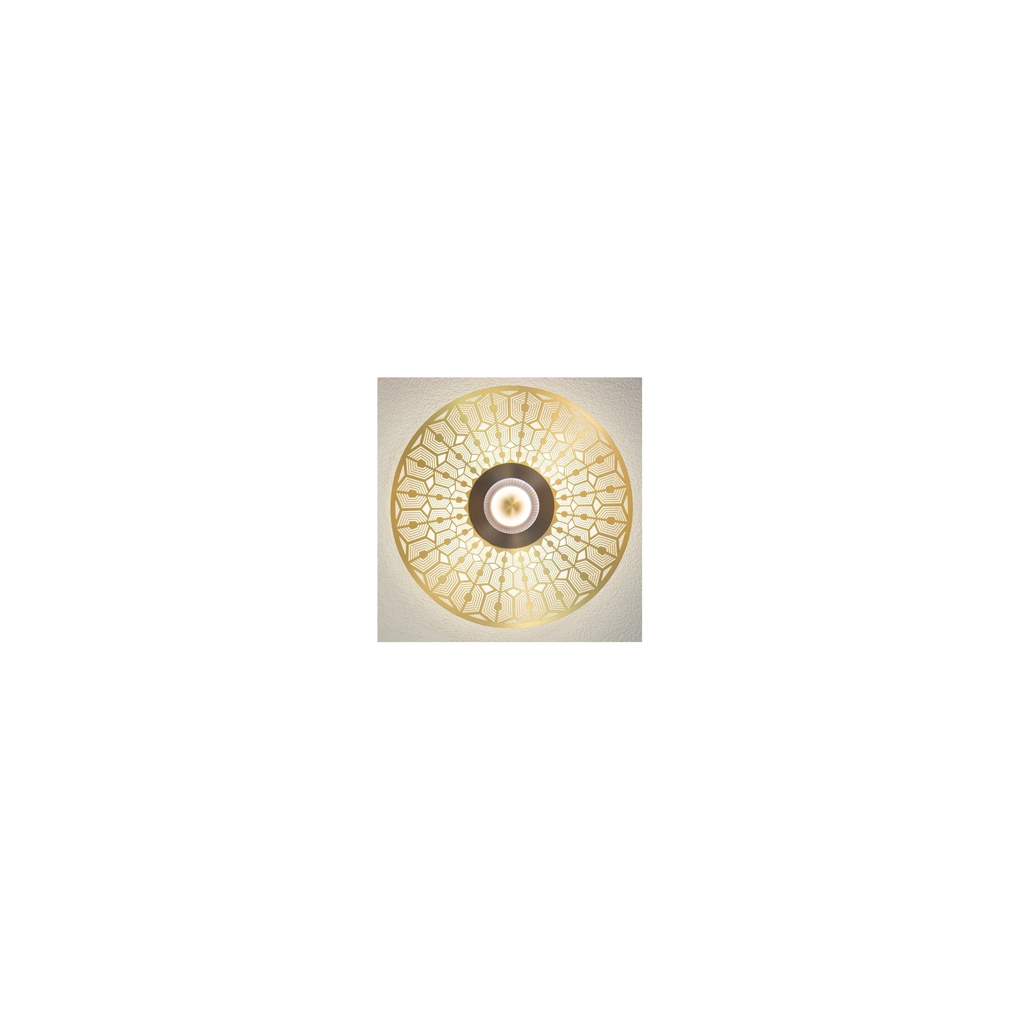 copy of Ø44cm - brass / graphite - Earth Turtle - wall / ceiling lamp - CVL Luminaires