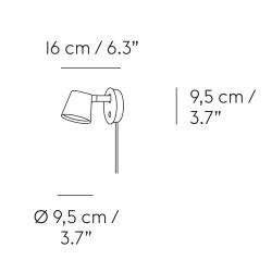 Tip wall lamp – White - Muuto