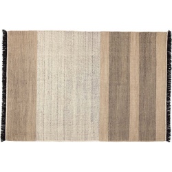 170x240cm - black - Tres Stripes rug - Nanimarquina