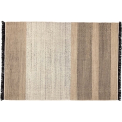 200x300cm - black - Tres Stripes rug - Nanimarquina