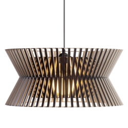 black - Kontro 6000 pendant - Secto Design