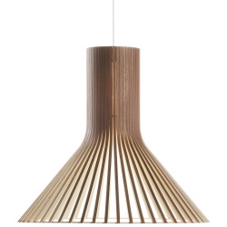 walnut - Puncto 4203 pendant - Secto Design