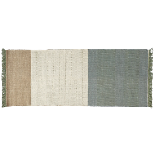 80x240cm - salvia - Tres Stripes rug - Nanimarquina