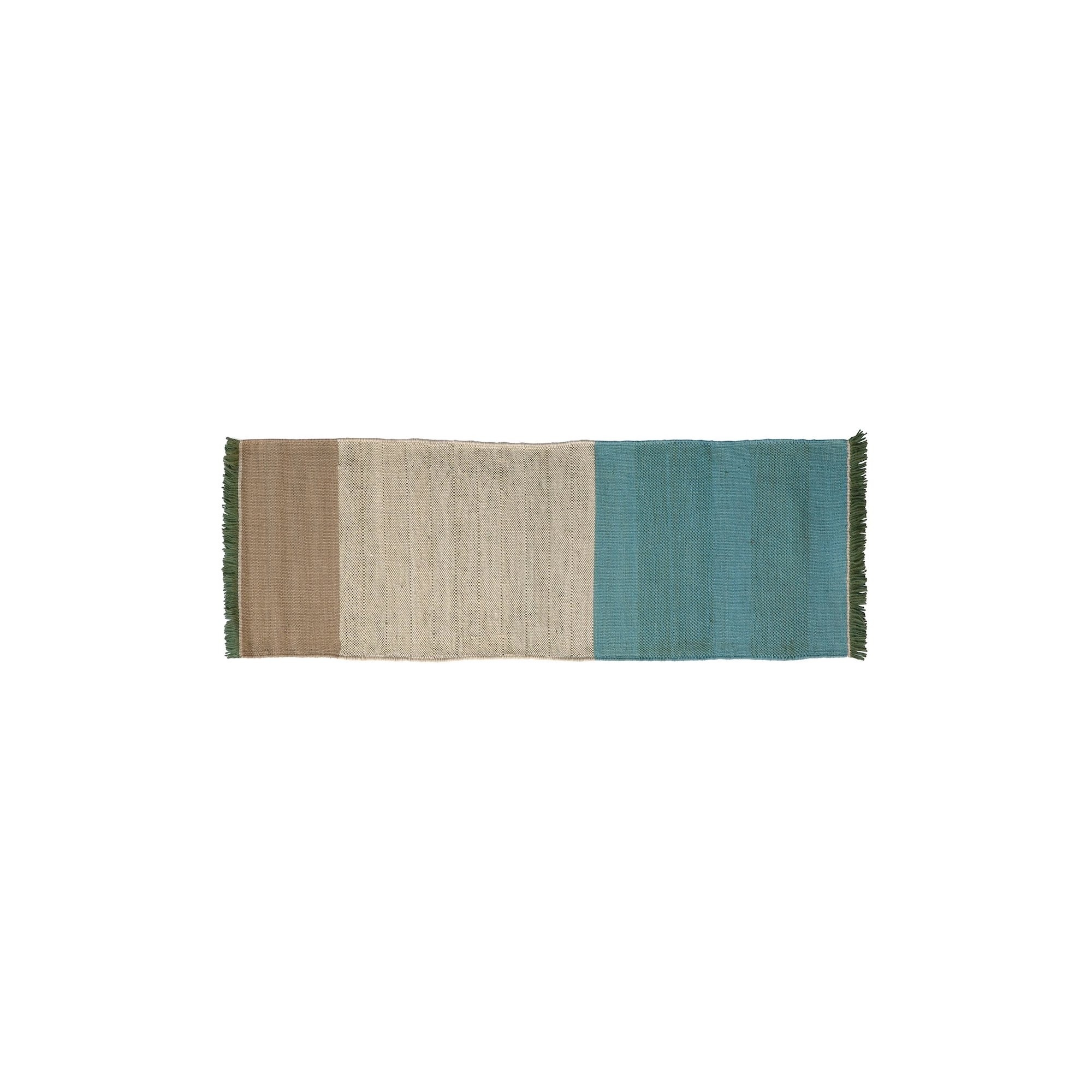 80x240cm - green - Tres Stripes rug - Nanimarquina