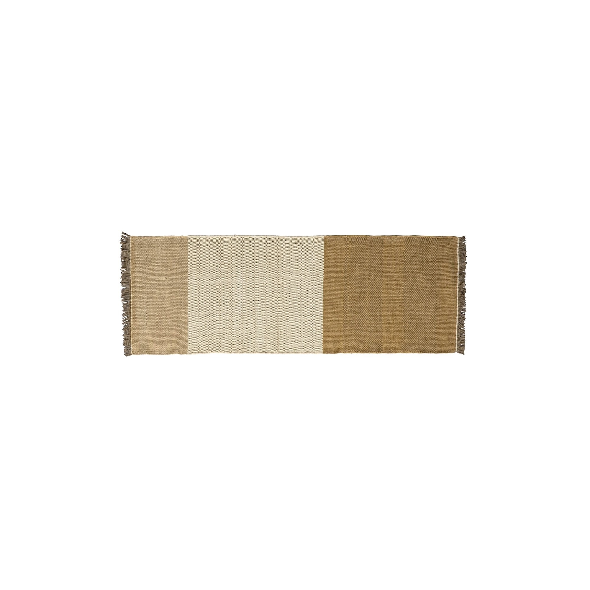 80x240cm - ochre - Tres Stripes rug - Nanimarquina