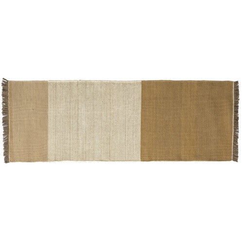 80x240cm - ochre - Tres Stripes rug - Nanimarquina