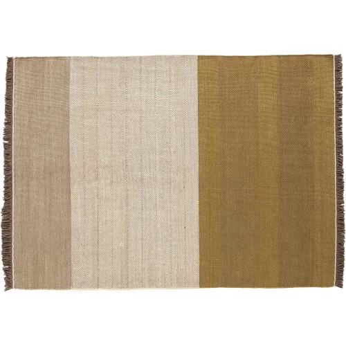 250x350cm - ochre - Tres Stripes rug - Nanimarquina