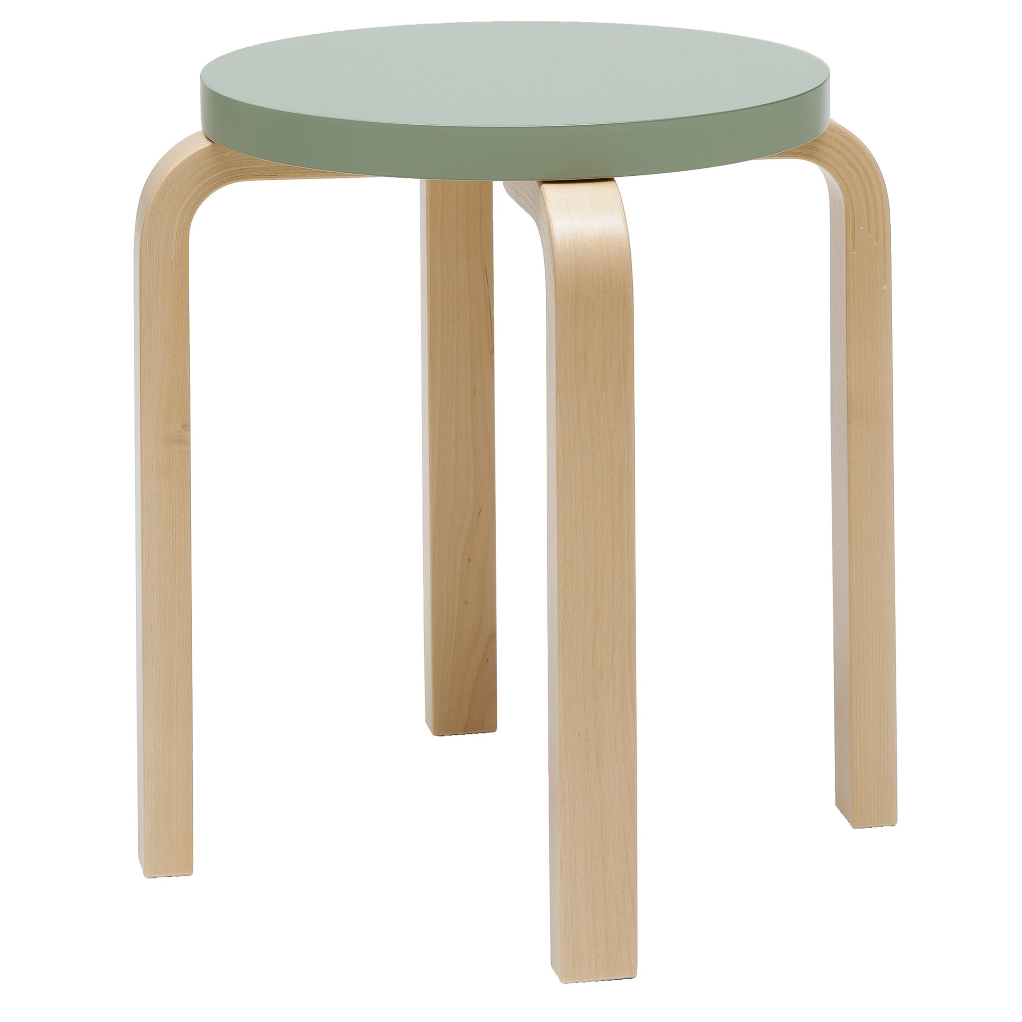 vert / bouleau - Stool E60 - édition classique - Artek