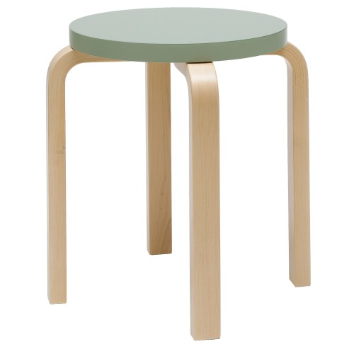 vert / bouleau - Stool E60 - édition classique - Artek