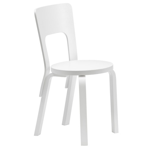 white 66 chair - Artek