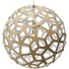 naturel/blanc - suspension Coral - David Trubridge