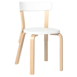 white + birch - 69 chair - Artek