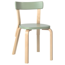 green + birch - 69 chair - Artek