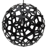 black - Coral pendant - David Trubridge