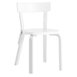 chaise 69 – blanc / blanc - Artek