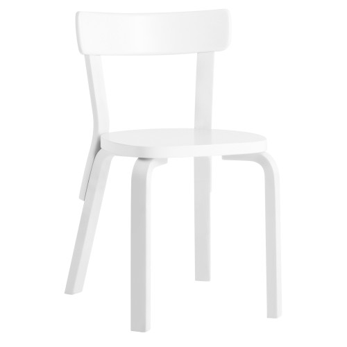 chaise 69 – blanc / blanc - Artek