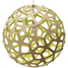 naturel/citron vert - suspension Coral - David Trubridge