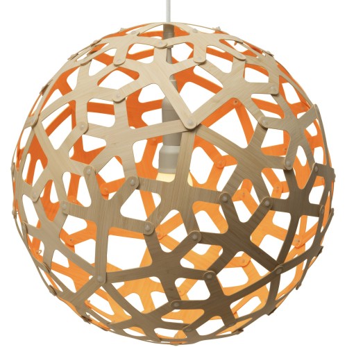 naturel/orange - suspension Coral - David Trubridge