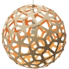 naturel/orange - suspension Coral - David Trubridge